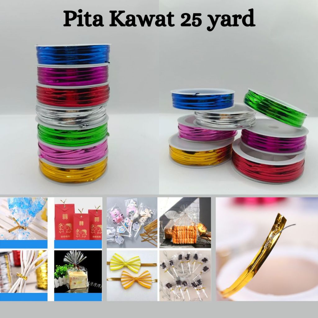 

Pita Kawat - Pita Souvenir 25 Yard