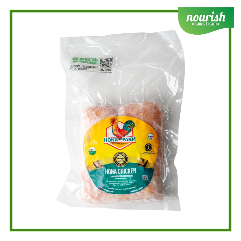 

Hona Farm Dada Boneless Ayam / Fillet Dada Organik Probiotik 500gr
