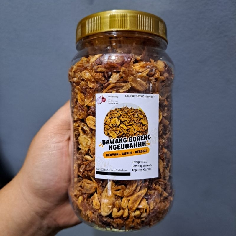 

Bawang Goreng / Paket 3 Toples Bawang Goreng Ngeunahhh 150 gr