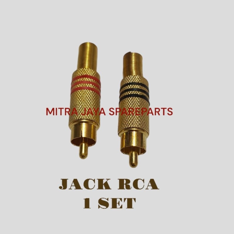 JACK RCA GOLD BESI / RCAPLUG MALE /JACK RCA