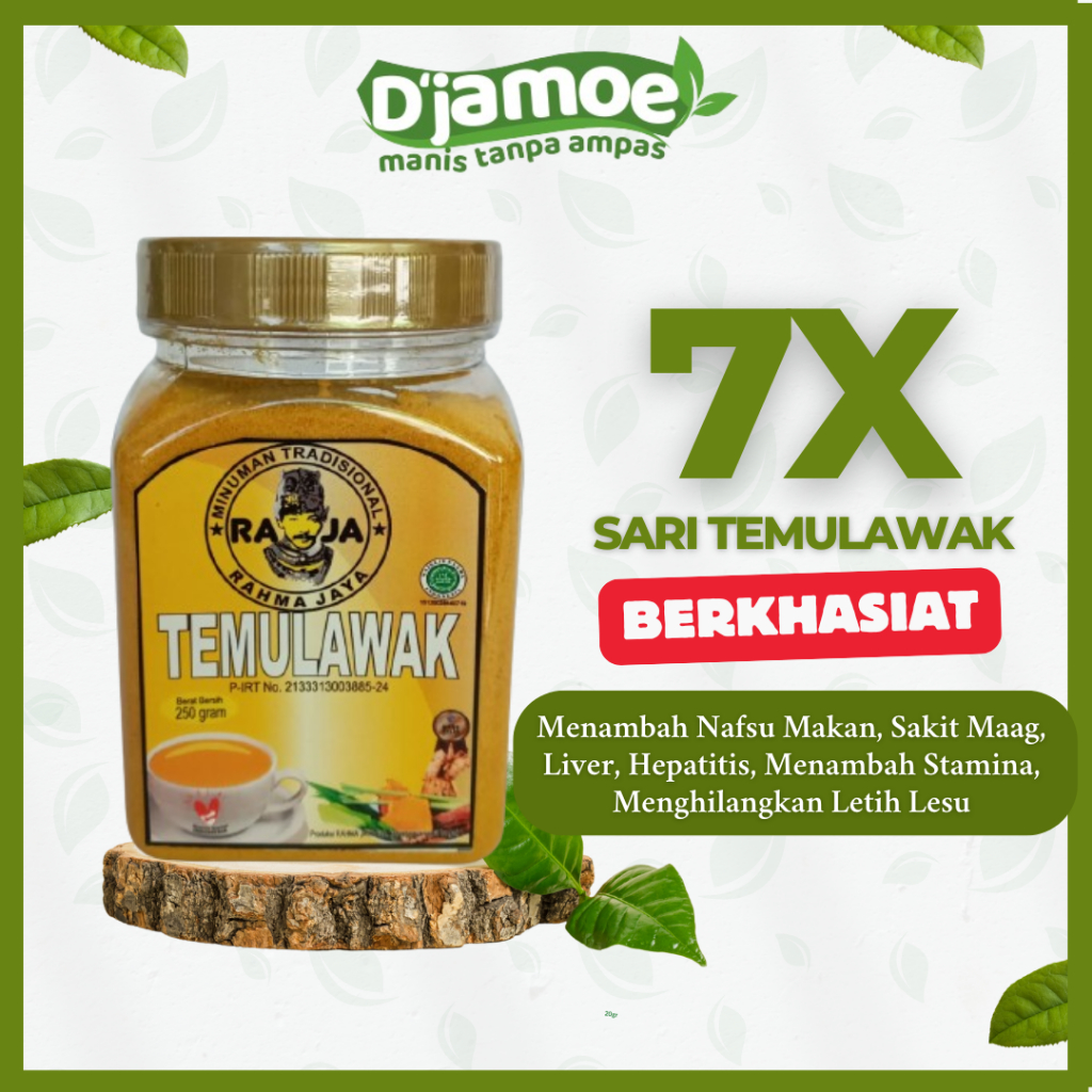 

Jamu Temulawak Serbuk Organik Ramuan Herbal Mengatasi Maag Asam Lambung Gangguan Pencernaan Gerd