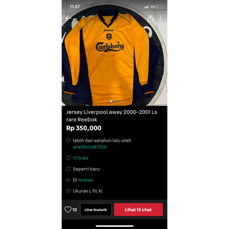 jersey Liverpool vintage