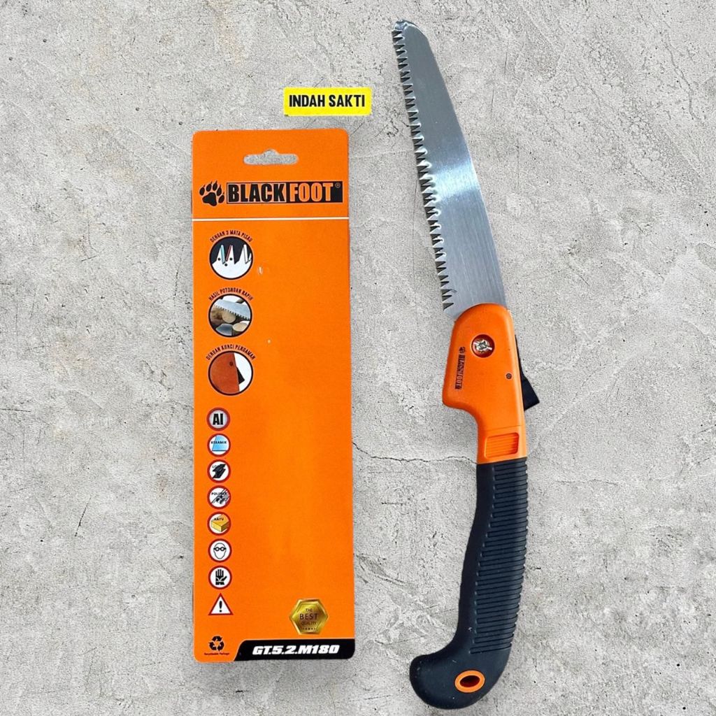 Gergaji Potong Kayu Dahan Pohon / Gergaji Lipat BLACKFOOT
