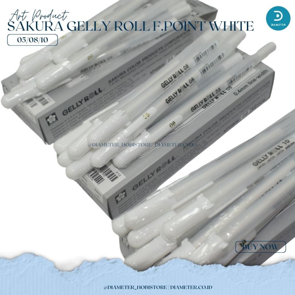 

SAKURA GELLY ROLL WHITE 05/08/10
