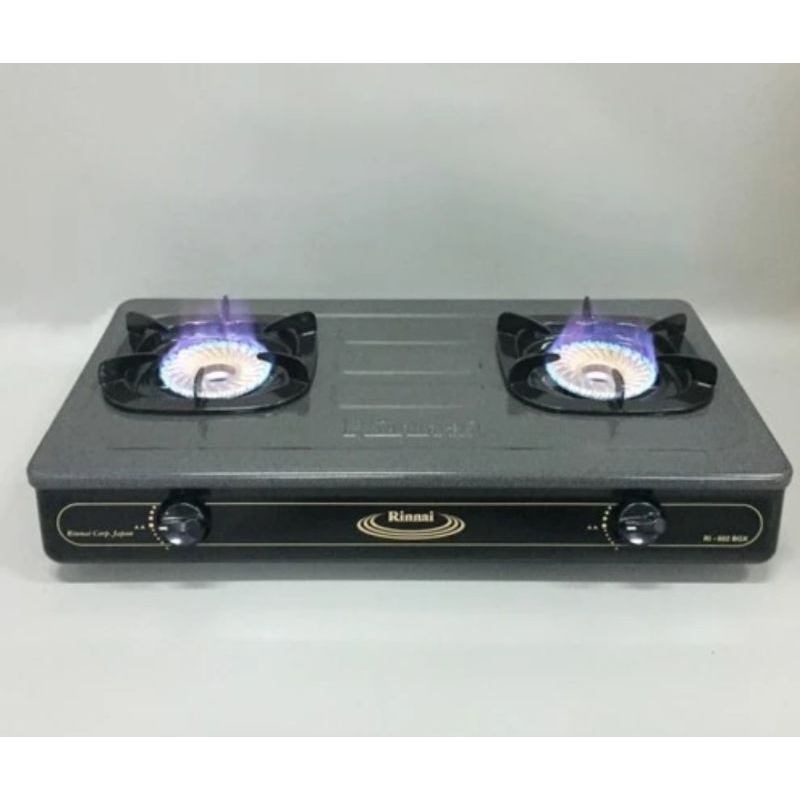 RINNAI RI-602 BGX Kompor Gas Rinnai Anti Gores 2Tungku RI 602BGX RI 602 BGX RI602BGX