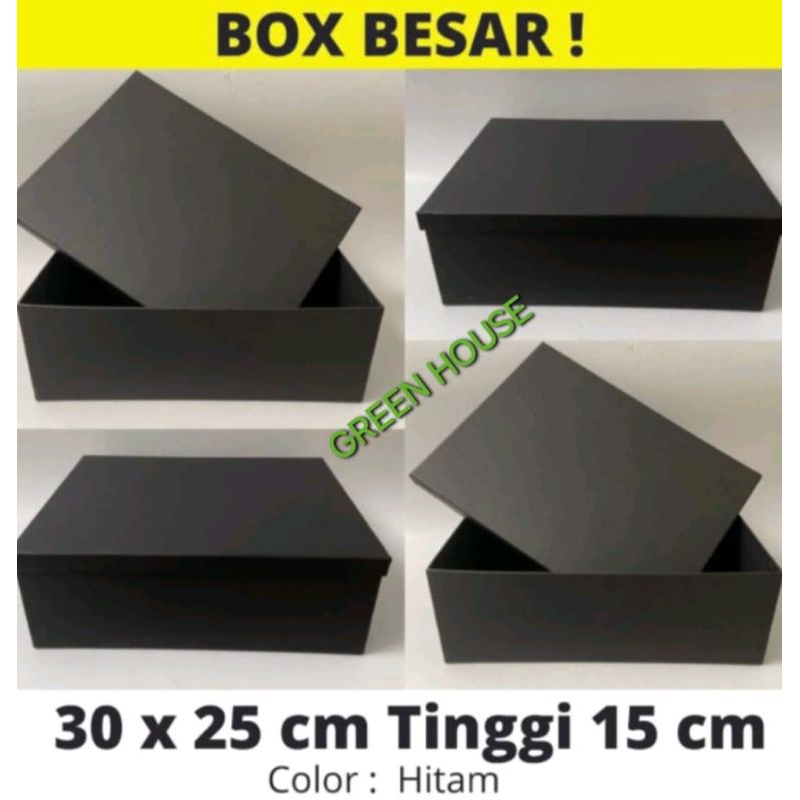 

Box Kado Hitam 30x25x15 | Gift Box Kotak Kado Kotak Hitam Besar Hard Box Serbaguna Box Hitam Kotak Kado Box kado Jumbo