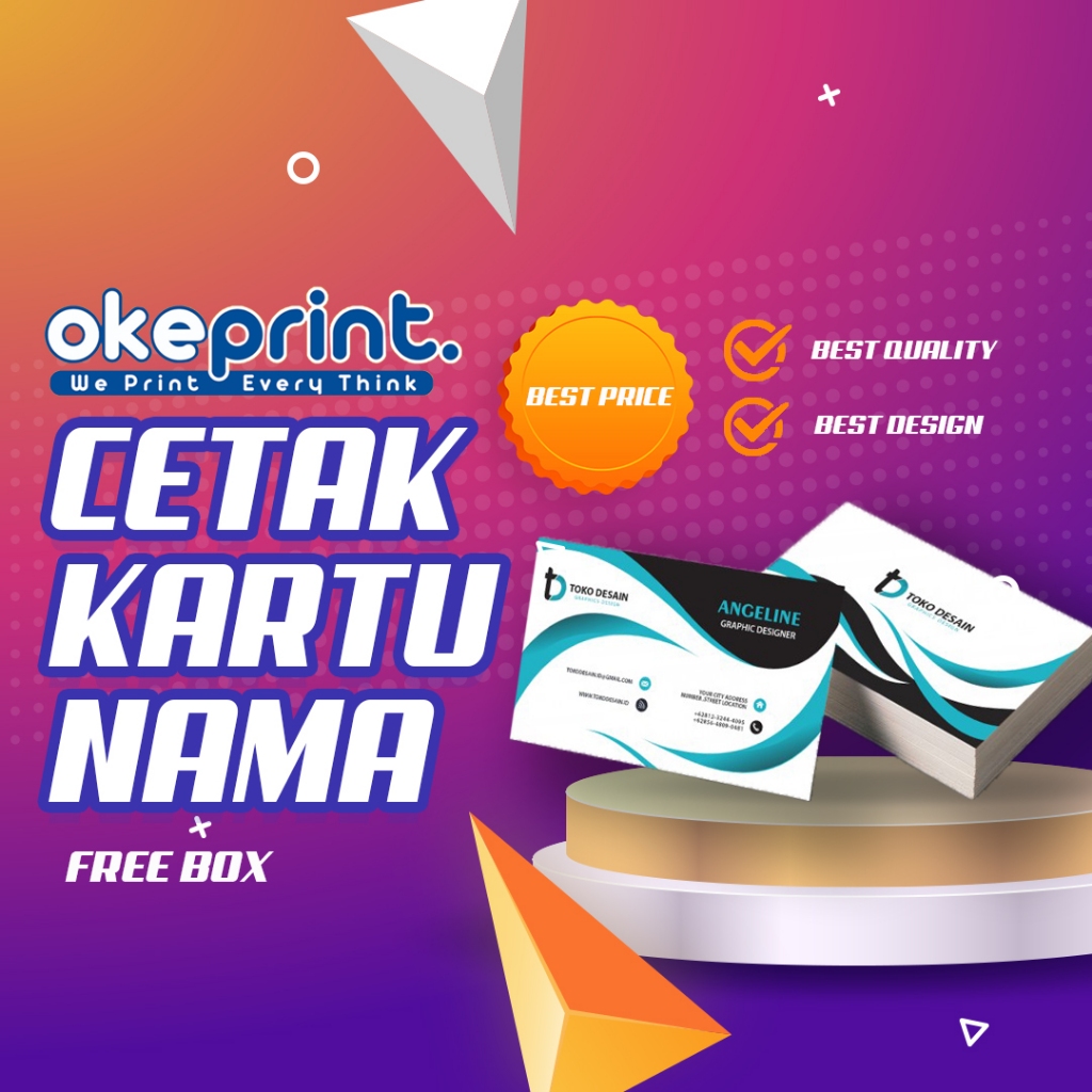 

OP | CETAK KARTU NAMA 100PCS + BOX PRINT 1SISI