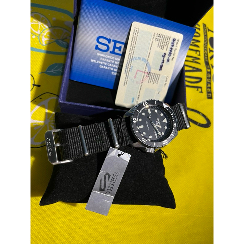 Seiko 5 sport SRPD55K3 skx automatic black