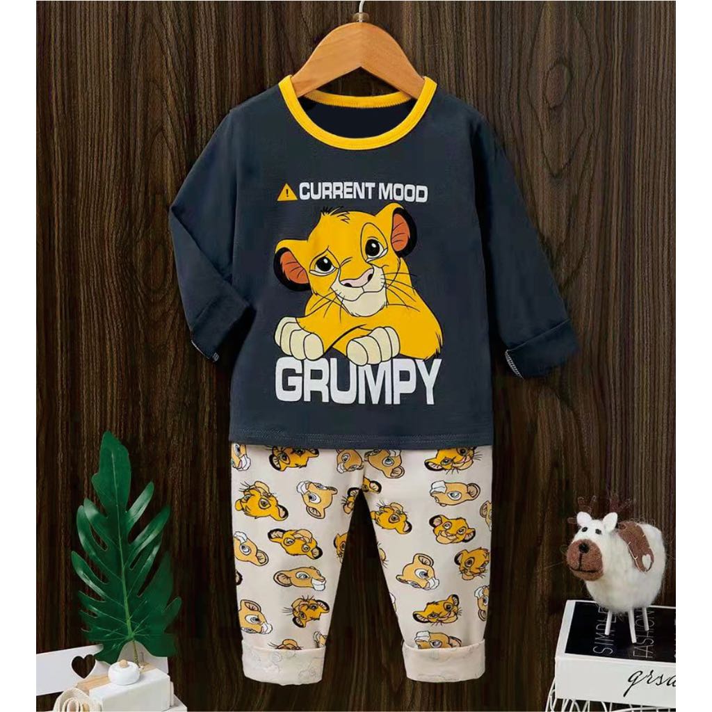 Piyama Jijibeier Anak Laki-laki usia 1-2 Tahun