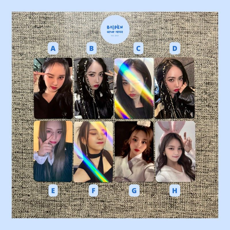 [READY STOCK] Photocard PO Benefit  POB VIVIZ 3rd Mini Album VARIOUS Ktown4u Makestar Tower Records 