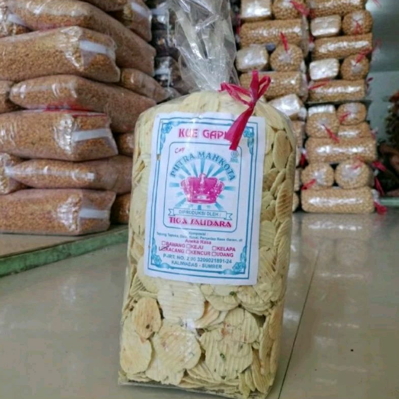 

Gapit Simpring Cemilan Khas Cirebon Rasa Kacang/Gapit Kacang