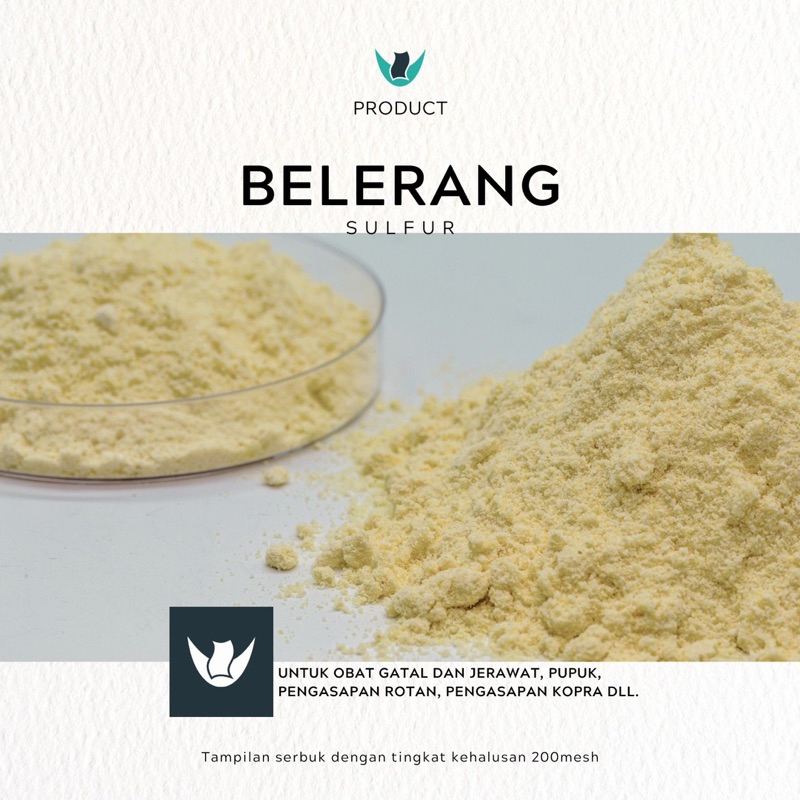 BELERANG SULFUR BUBUK 1Kg
