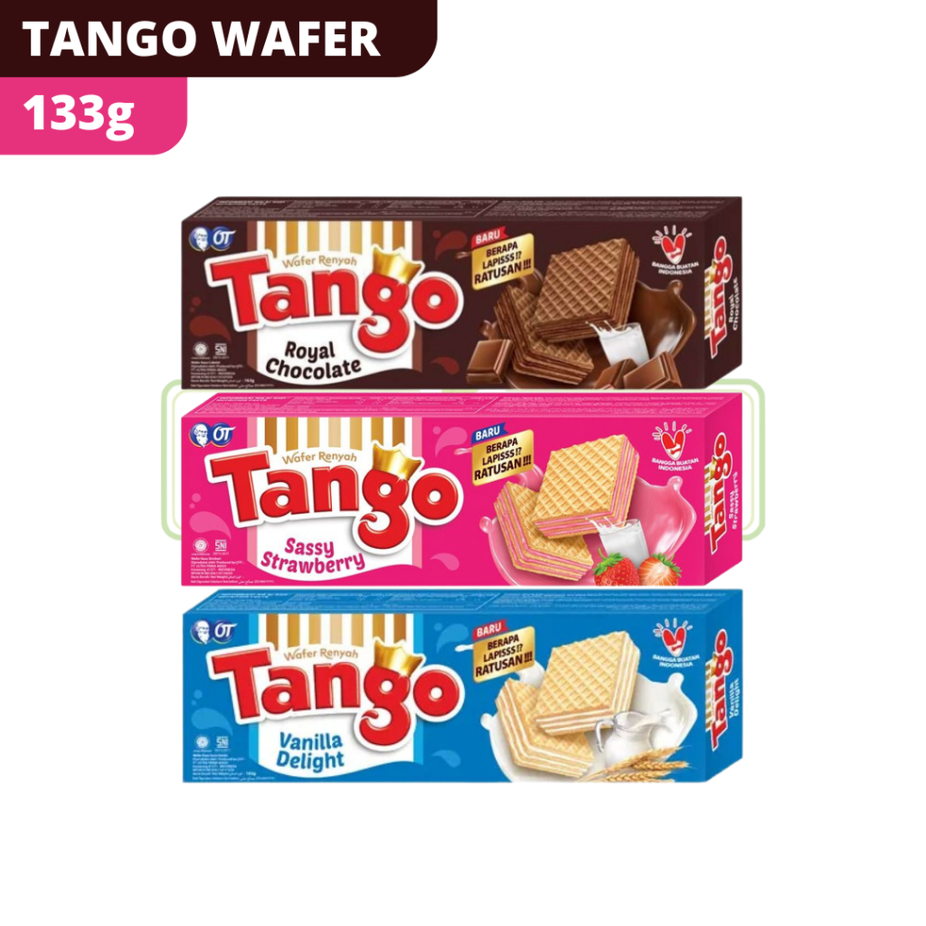 

TANGO WAFER BOX/ KARTON CHOCOLATE/ STRAWBERRY/ VANILLA 133gr