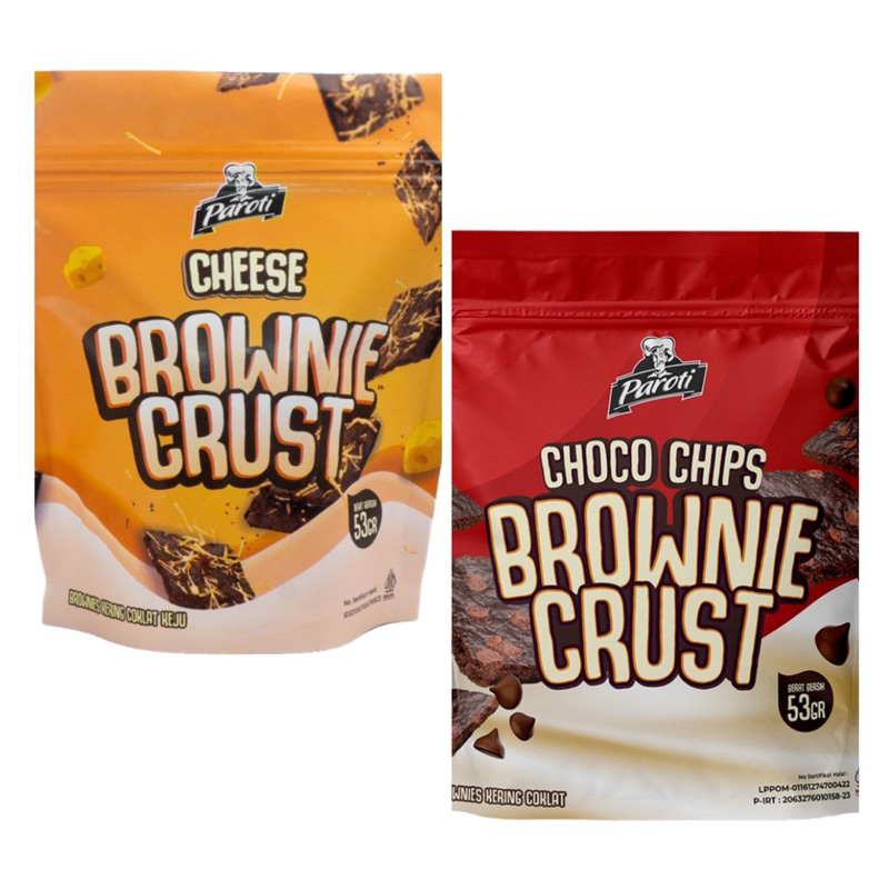 

Paroti Choco Chips dan chesee Brownie Crust 53 Gram cemilan enak