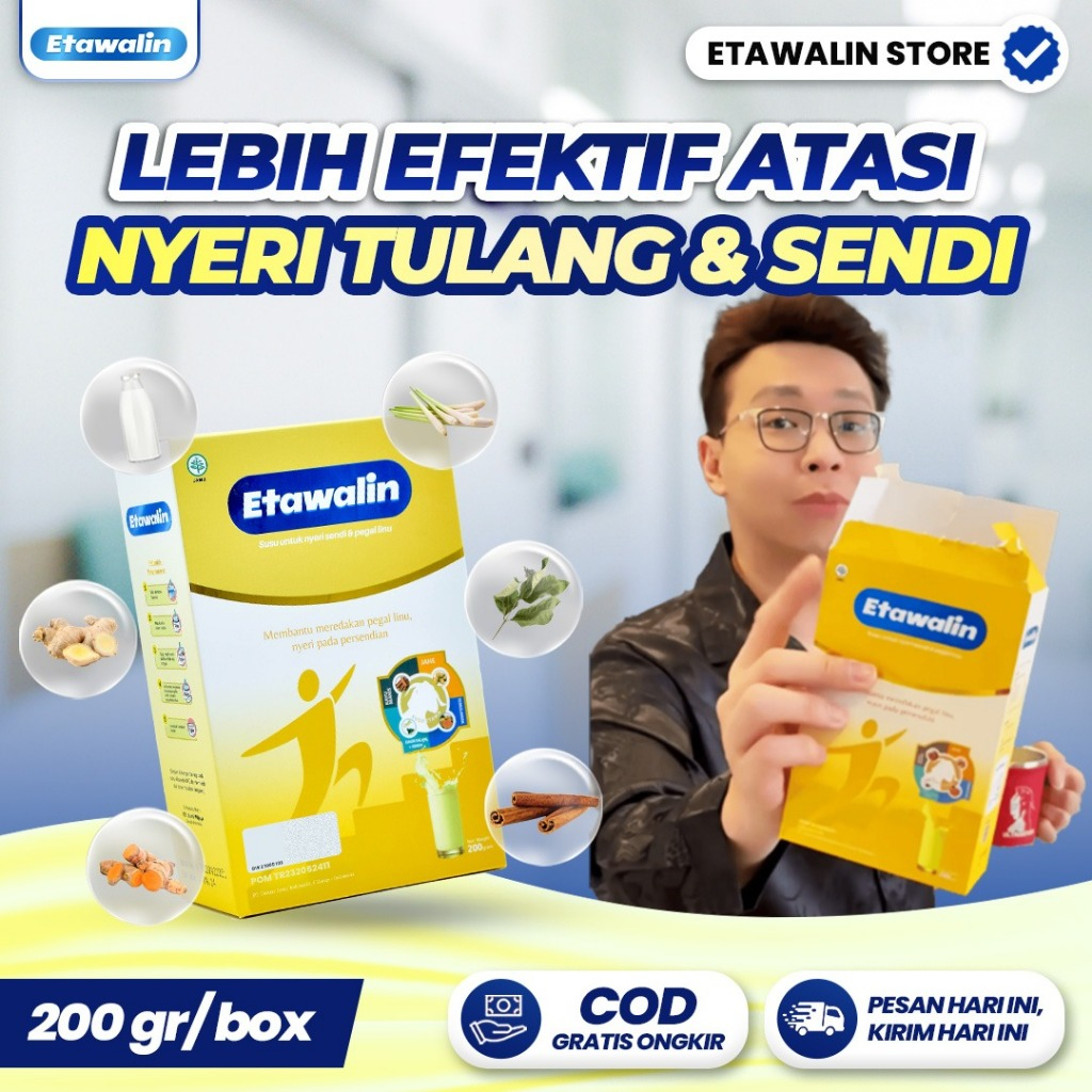 

Etawalin - Anti Tulang Keropos Susu Kambing Kesehatan Sendi & Atasi Asam Urat Rematik