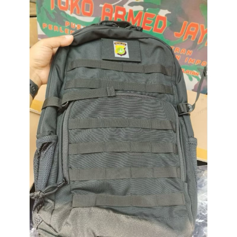 Tas Ransel Gendong Hitam Cartenz Polri Original