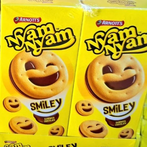 

1 PACK MURAH NYAM NYAM SMILEY MINI ISI 10 X 22,5 GRAM