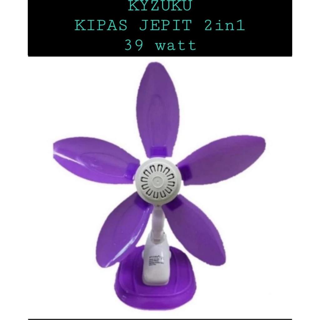 Mini Kipas angin (2 in 1)Jepit dan duduk kyzuku 39w/Desk fan Kyzuku 39w