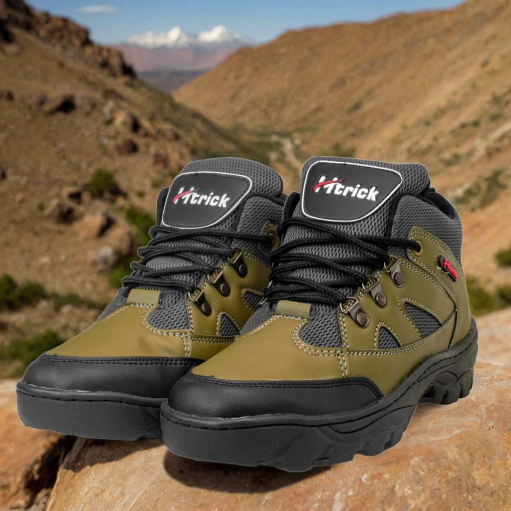 Htrick Sepatu Pria Boot HG-23 Sepatu Gunung Luar Negeri Sepatu Tracking