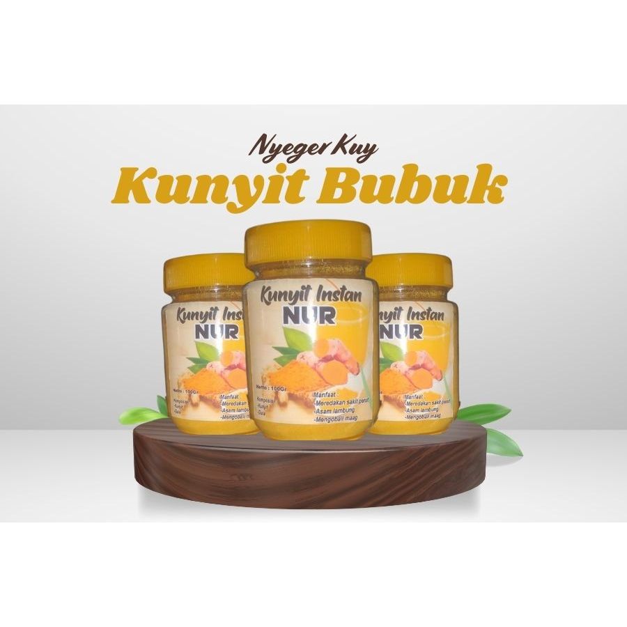 

Kunyit bubuk nyeger kuy minuman herbal menghangatkan dan menyehatkan 100gram
