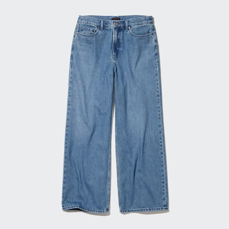 UNIQLO Baggy Jeans Low Rise Blue