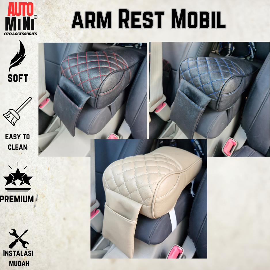 Bantal siku sandaran Tangan mobil Car arm rest pad Arm rest pillow pad Handrest mobil