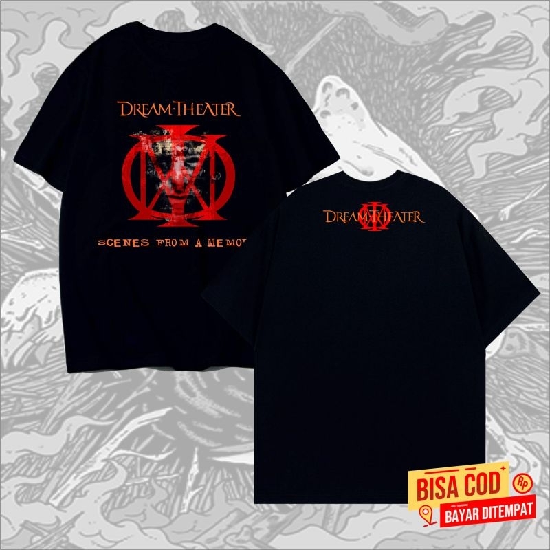 kaos pendek band metal DREAM THEATER original distro - kaos pendek band luar METAL DREAM THEATER dis