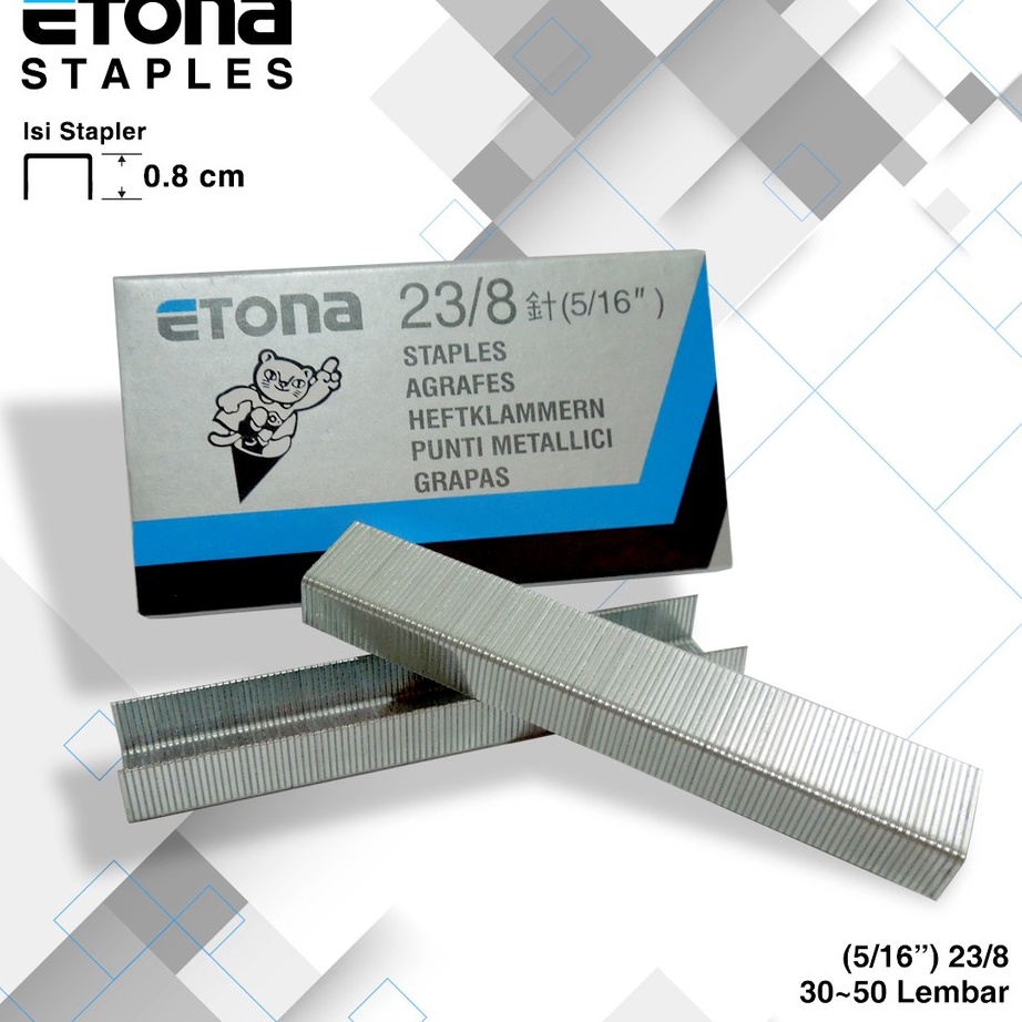 

BORONG SEBELUM KEHABISAN ISI STAPLES ETONA 238 516