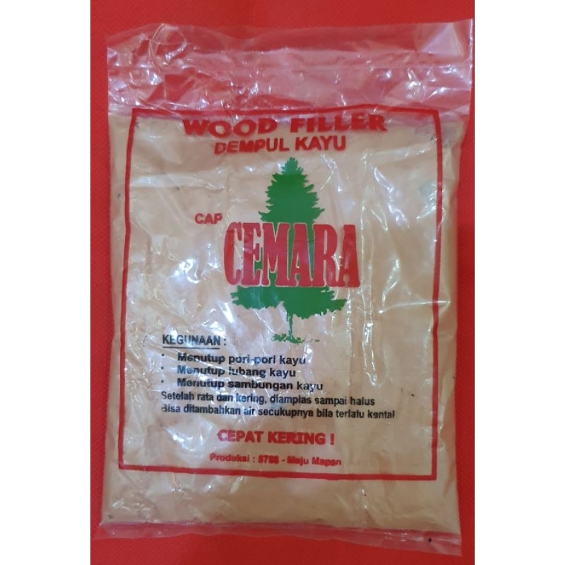 DEMPUL KAYU CEMARA KEMASAN 500 GRAM KUALITAS GRADE A WOOD FILLER WOOD PLAMIR