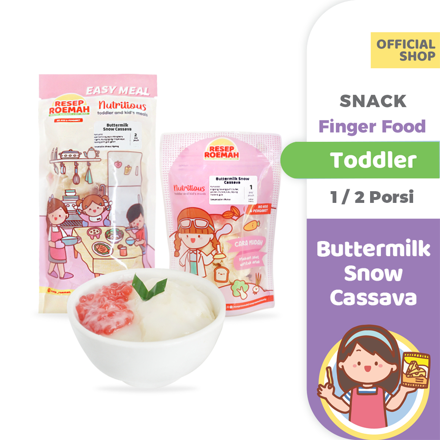 

Resep Roemah / Buttermilk Snow Cassava / Singkong Salju Susu / Kids Healthy Homemade Frozen Food / No MSG