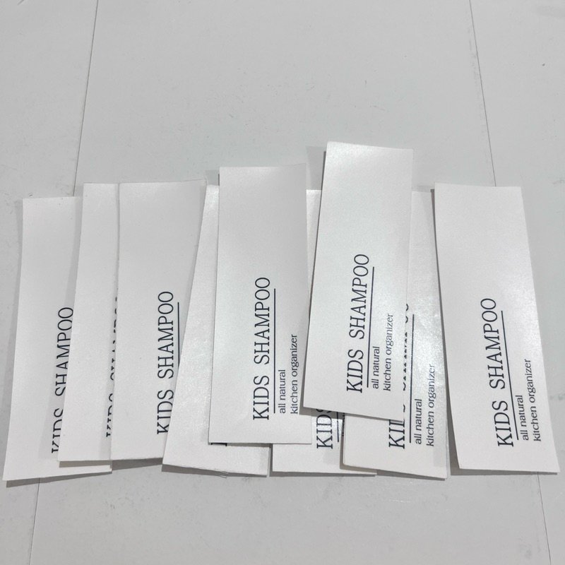 

STIKER SAJA UKURAN BOTOL KOTAK HARGA PER PCS label botol refill tempat sabun aesthetic waterproof