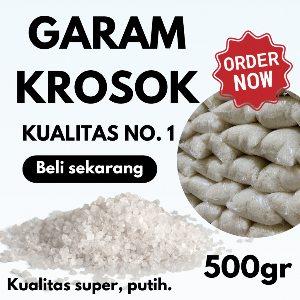 

GARAM KASAR | GARAM KROSOK 500gr