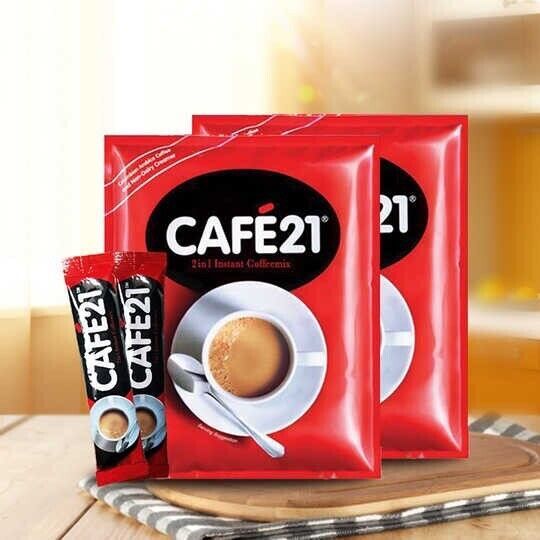 

Cafe21 Coffee Mix Kopi Sachet 2in1 Instan Isi 25 Pcs