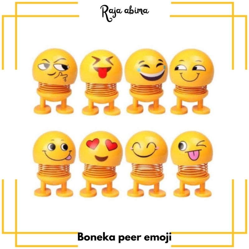 Boneka dahsboard per emoji mini