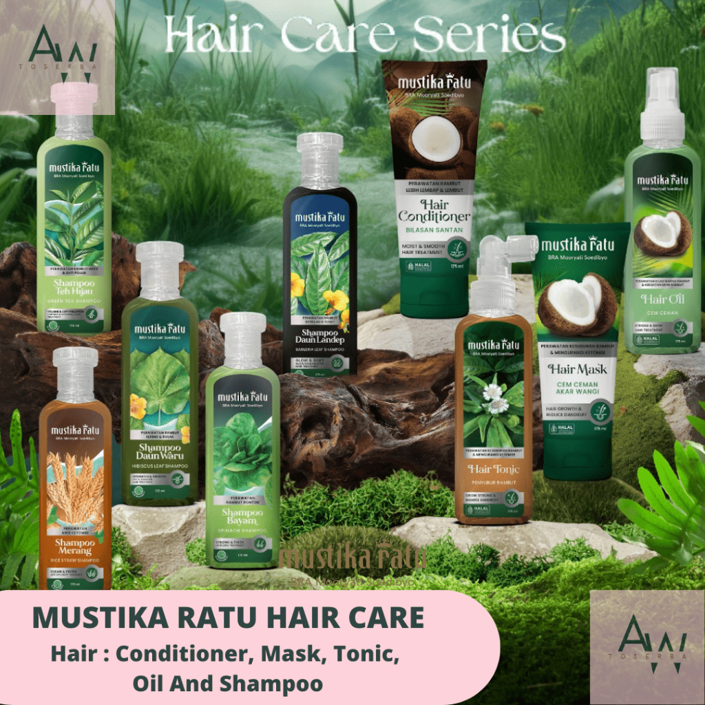 Mustika Ratu Hair Care Series | Mustika Ratu Variasi Shampoo , Hair Conditioner , Hair Mask , Hair T