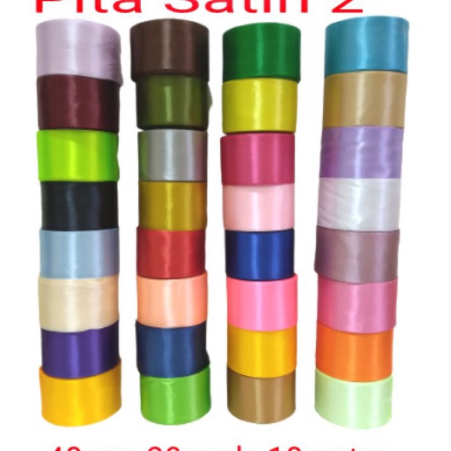 

TERBUKTI Pita SATIN 2inc 2yards