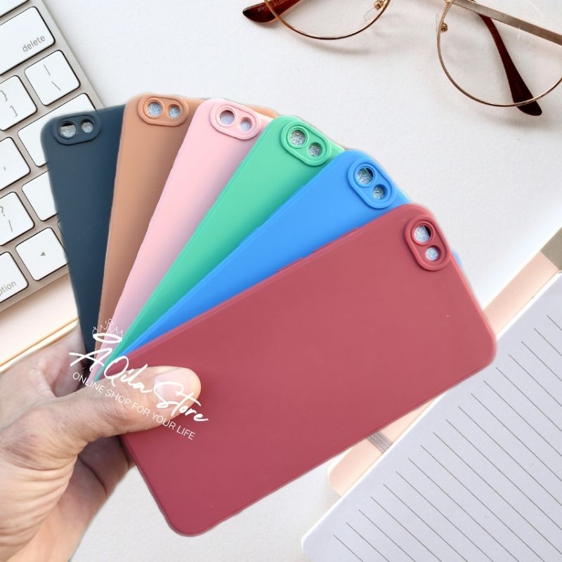 Softcase Vivo V5 / V5s / V5 Lite ( Model: 1601 , 1713 , 1612 , 1609 ) Case Pro Camera Bahan Lentur