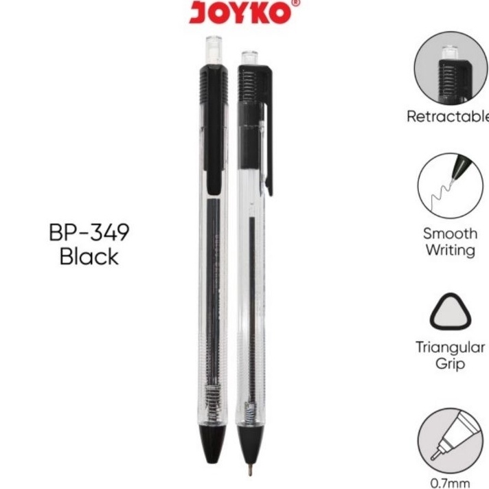 

FLASH SALE Ballpoint Pulpen Vokus TRANS BP349 1PAK ISI 12