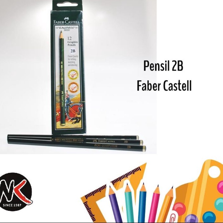 

HARGA TERJANGKAU PensilPencil 2B Faber Castell