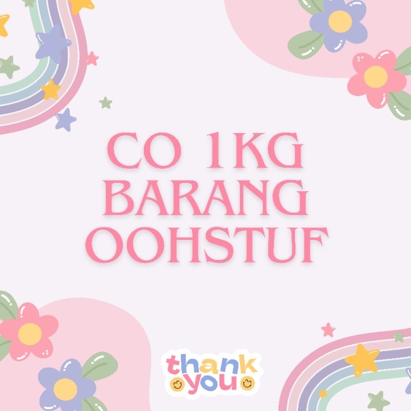 

[KHUSUS] Barang oohstuf(BACA DESKRIPSI)