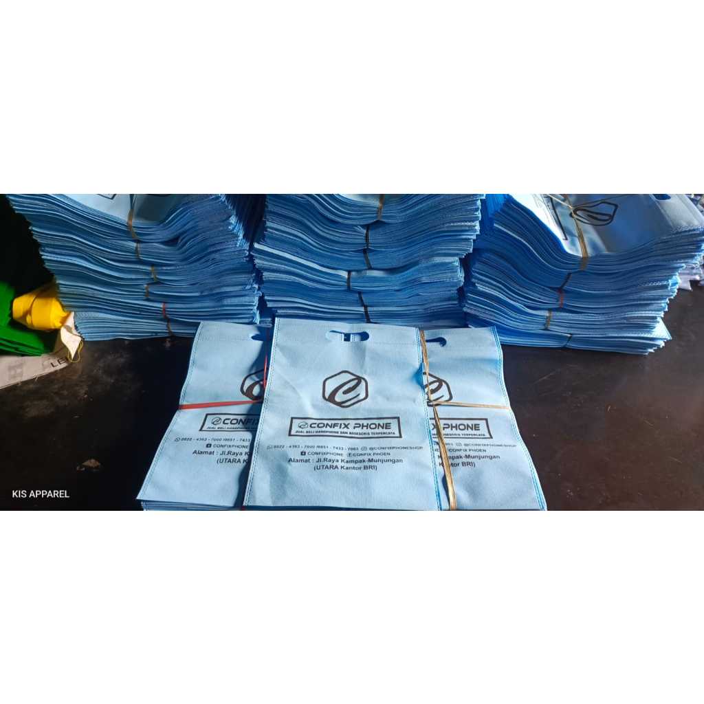 

Tas Goodie Bag spunbond murah custom sablon