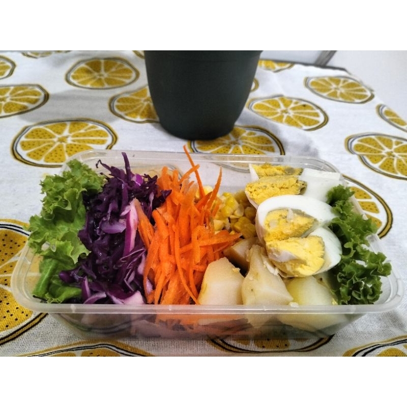 

SALAD SAYUR DENGAN TELUR Dressing roasted sesame