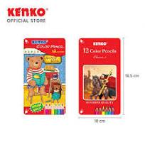 

12 COLOR PENCIL / Pensil Warna CP-12 Tin Case Classic/Fancy