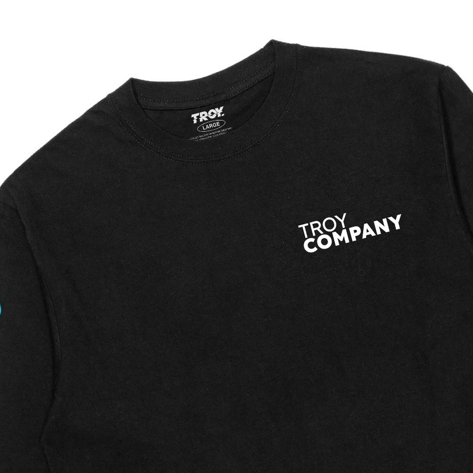 Troy Company Longsleeve T-shirt Black Symbology - Kaos Hitam Lengan Panjang LS 2437