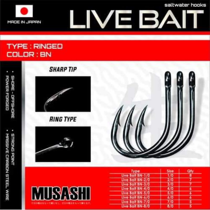 kail Musashi live bait