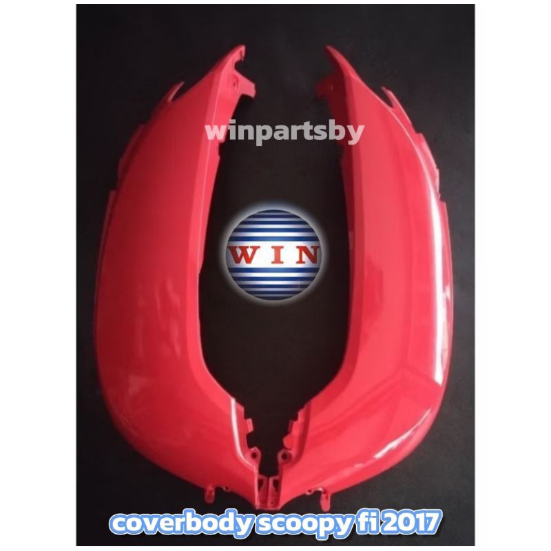 Cover body  kempolan body samping scoopy fi 2017-2019 merk win
