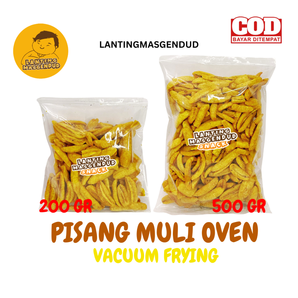 

Keripik Pisang Muli Oven - Camilan Manis Original Vacuum Frying Food Snack Cemilan Keripik Crispy