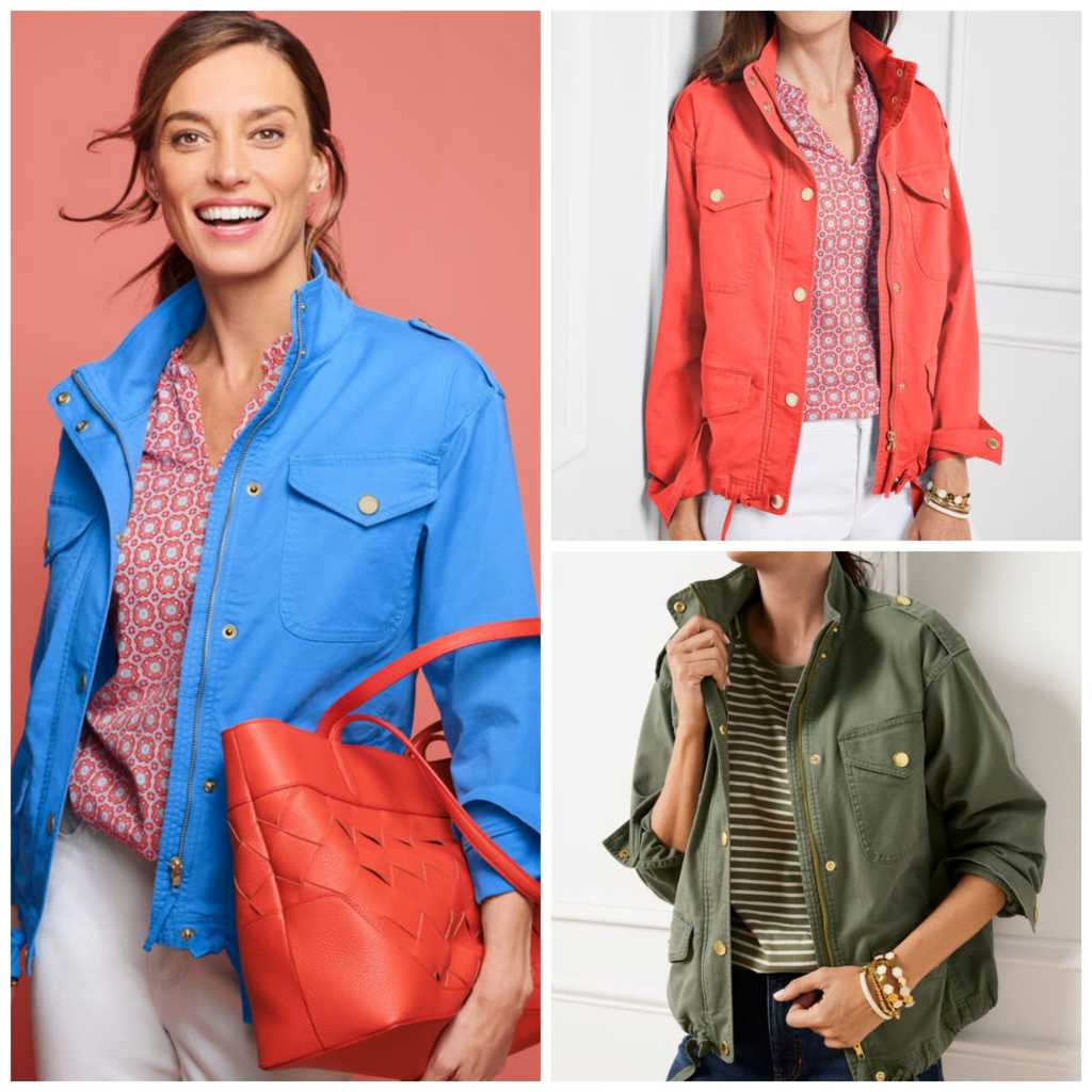 Jacket Talbots Cropped Field Jackets