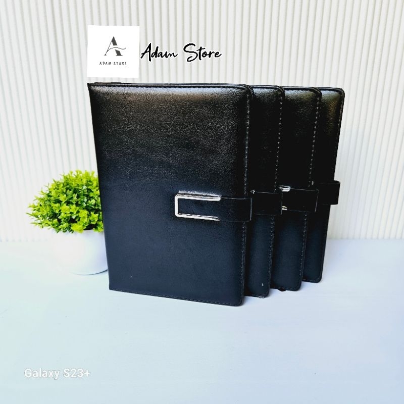 

Agenda noteebook kulit A5 kancing magnet buku catatan 15cm ×22 cm (terima cetak costume logo)