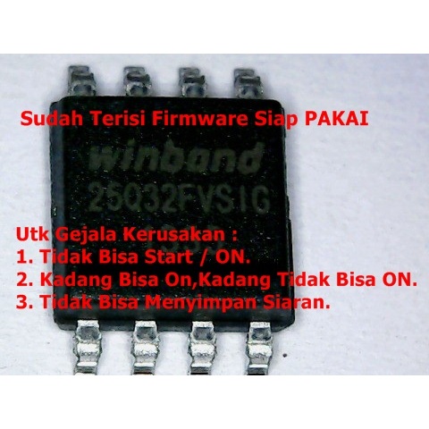 IC FIRMWARE STB U-002 SOGO LUBY ADVANCE HDTV WELHOME IOTO EVERCOSS SANEX NOISE HINOMARU IMFICO DCOLO
